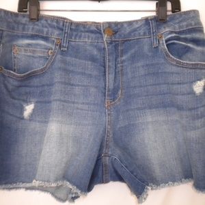time and tru denim shorts